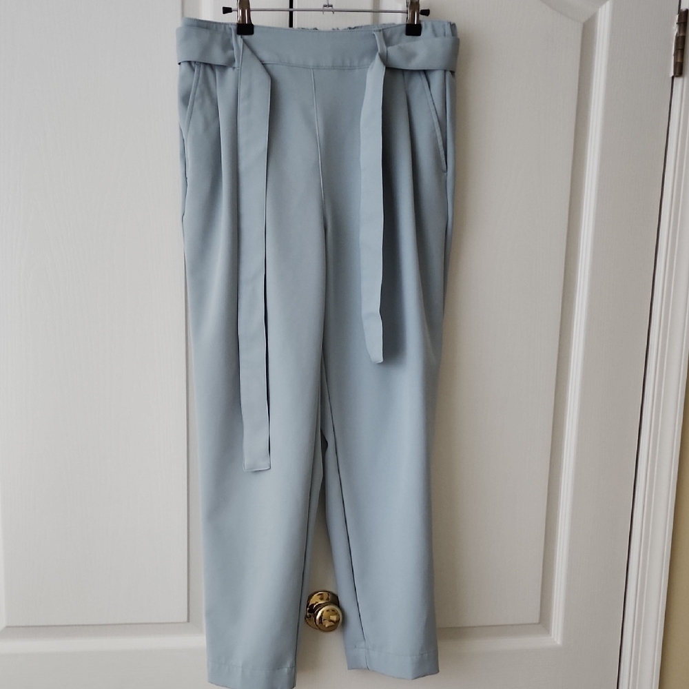 LOFT Light Blue Women's Trousers